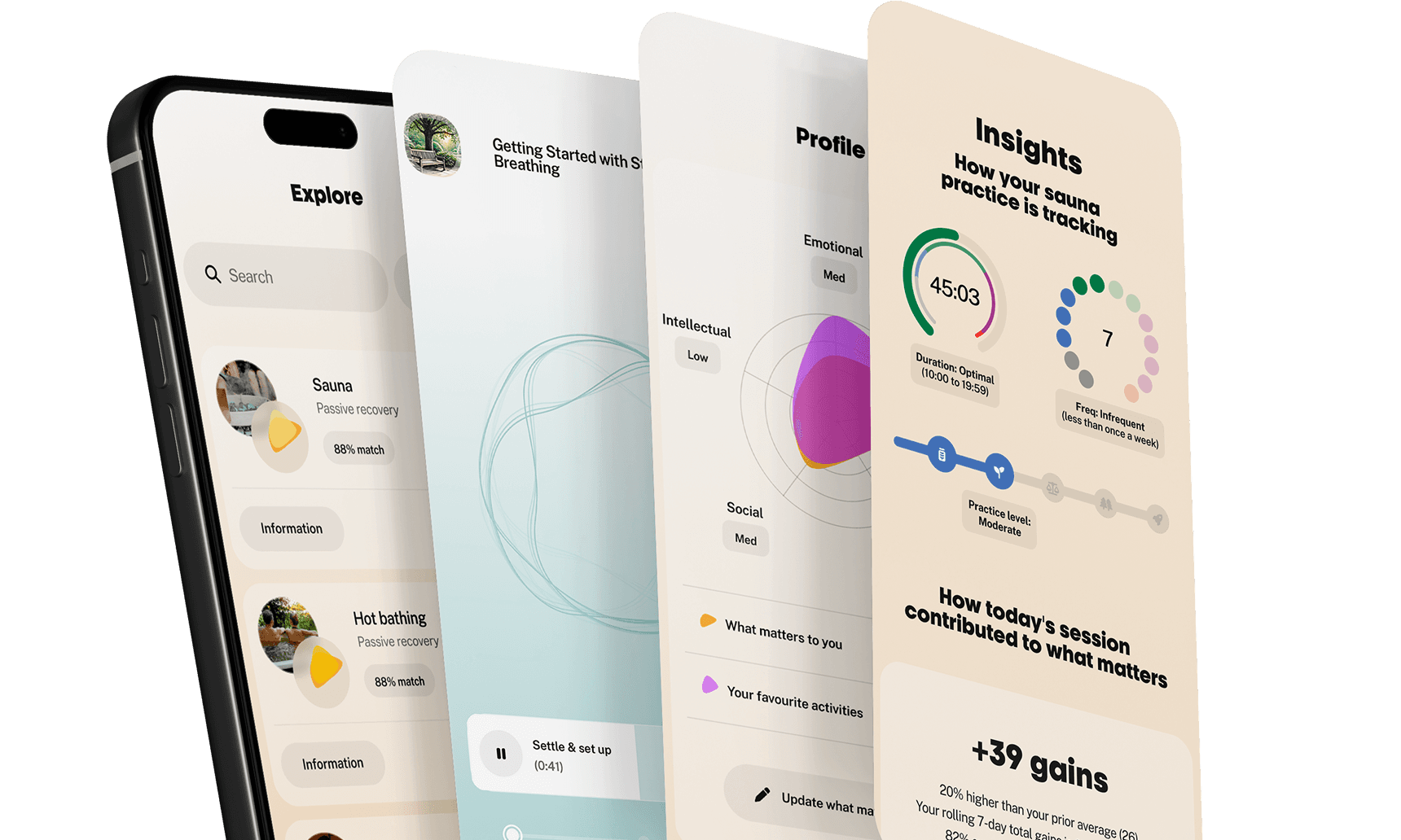 Bearmore app screenshots