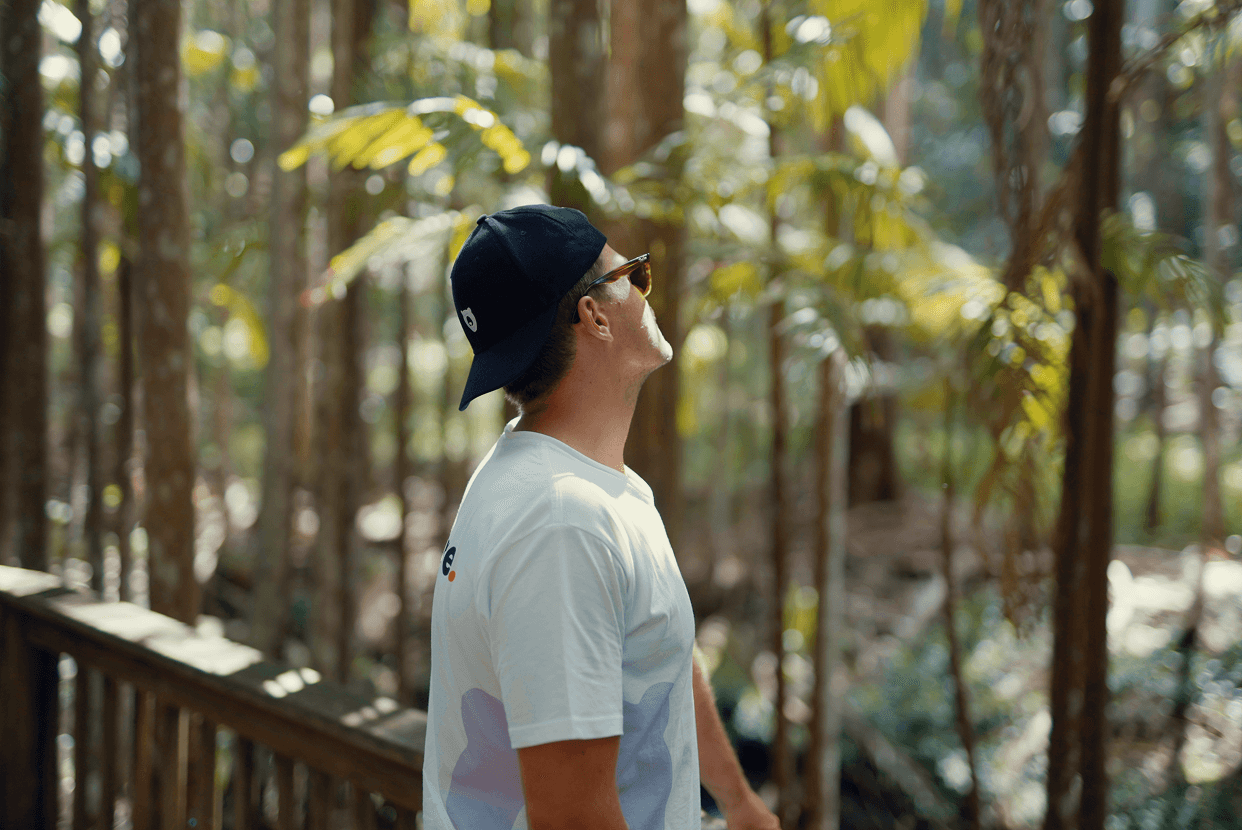 Person in nature