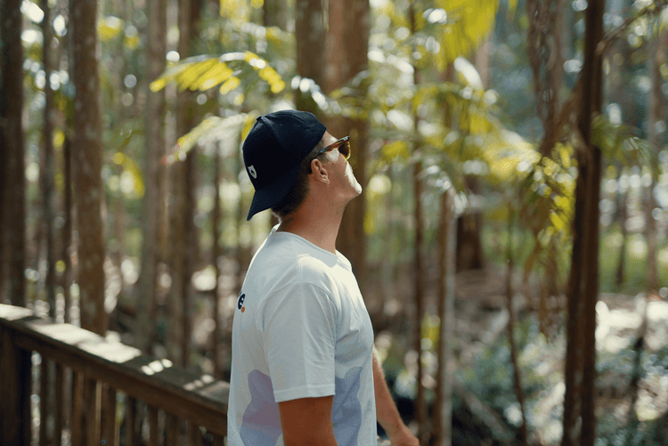 Person in nature